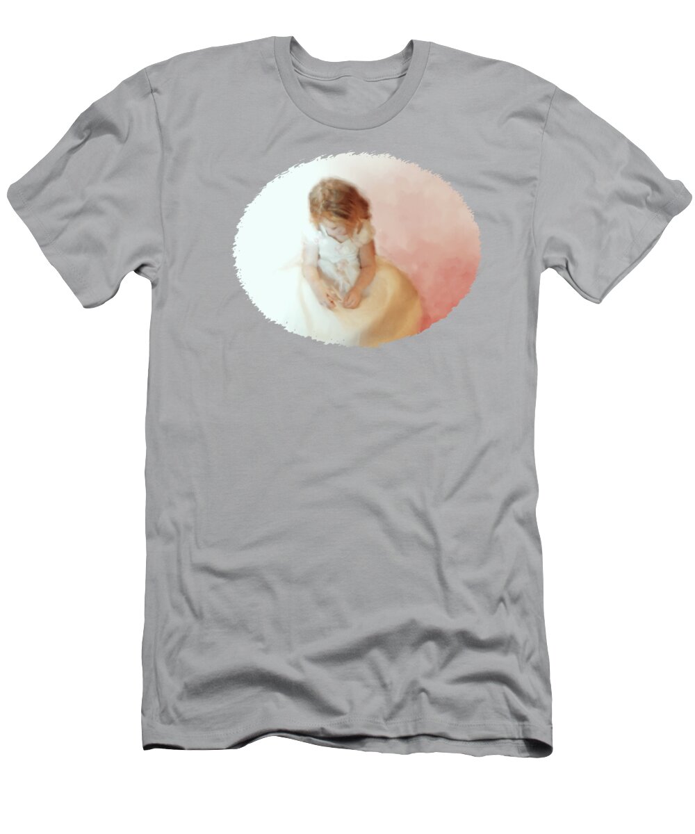 Angel T-Shirt featuring the digital art Angel by Anita Faye