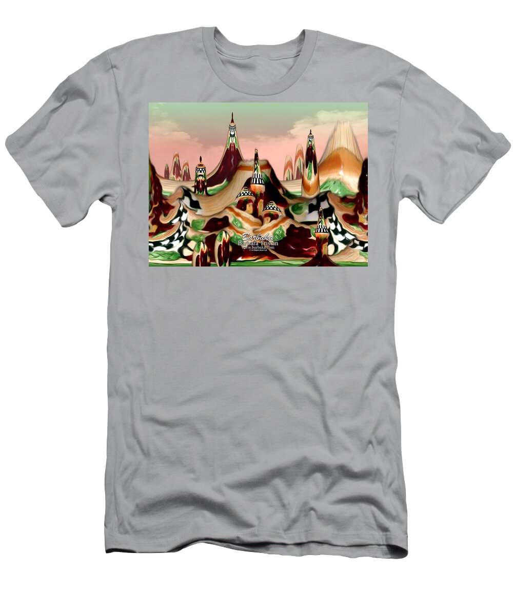 Original T-Shirt featuring the photograph Apple Land Countryside by Barbara Tristan