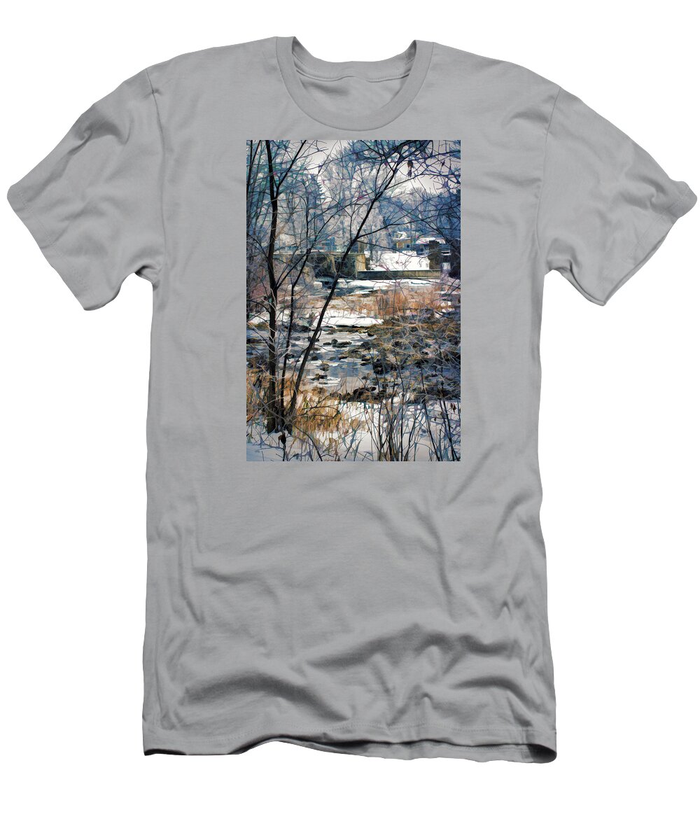 Landscape T-Shirt featuring the photograph Appleton Waters by Jasmin Mori