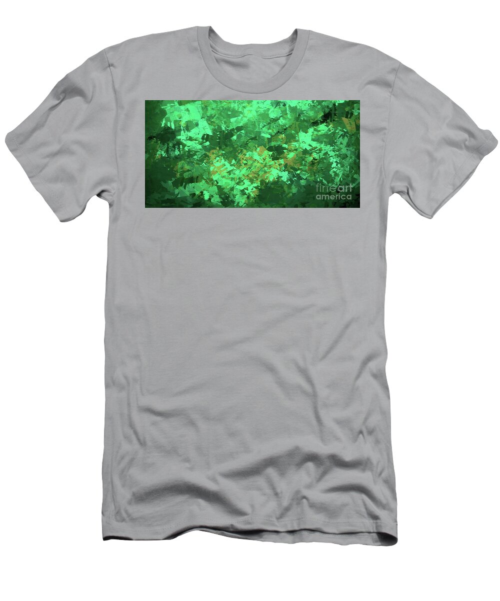 Digital Clone Painting T-Shirt featuring the digital art Aquaria by Tim Richards