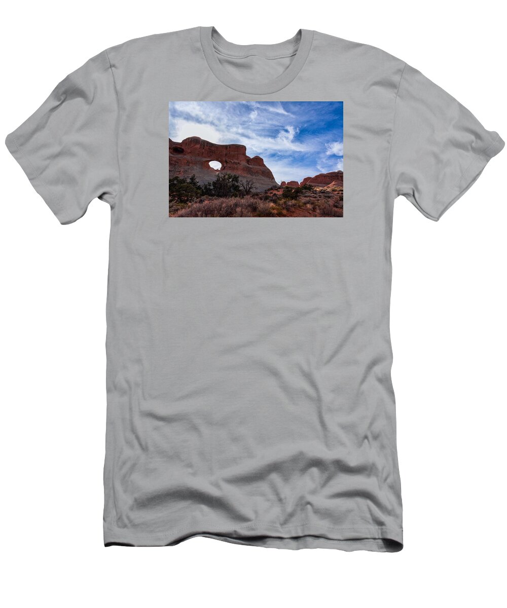Landscape T-Shirt featuring the photograph Arches in the Late Afternoon by John M Bailey
