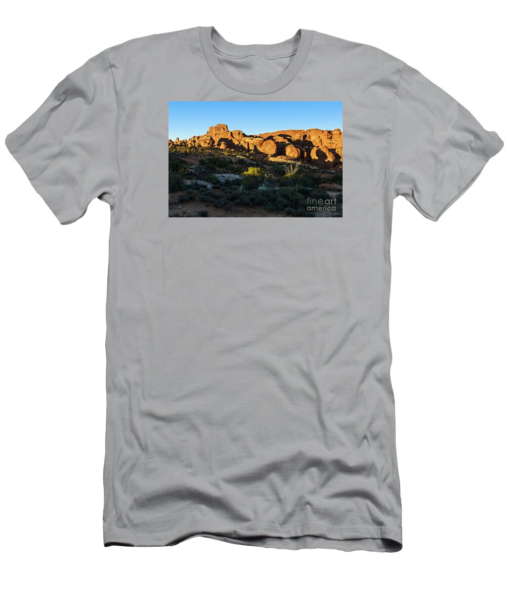 Arches National Park T-Shirt featuring the photograph Arches National Park Sunset by Ben Graham