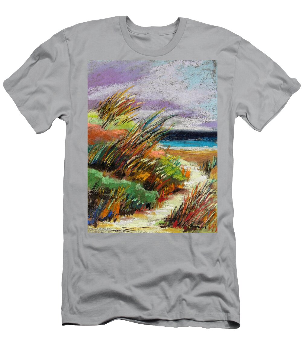 Sea T-Shirt featuring the painting Around the Dune by John Williams