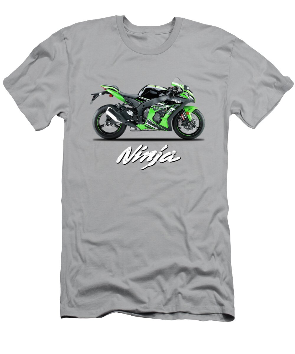 Cool Kawasaki Ninja ZX-4RR Motorcycle T-shirt. 
