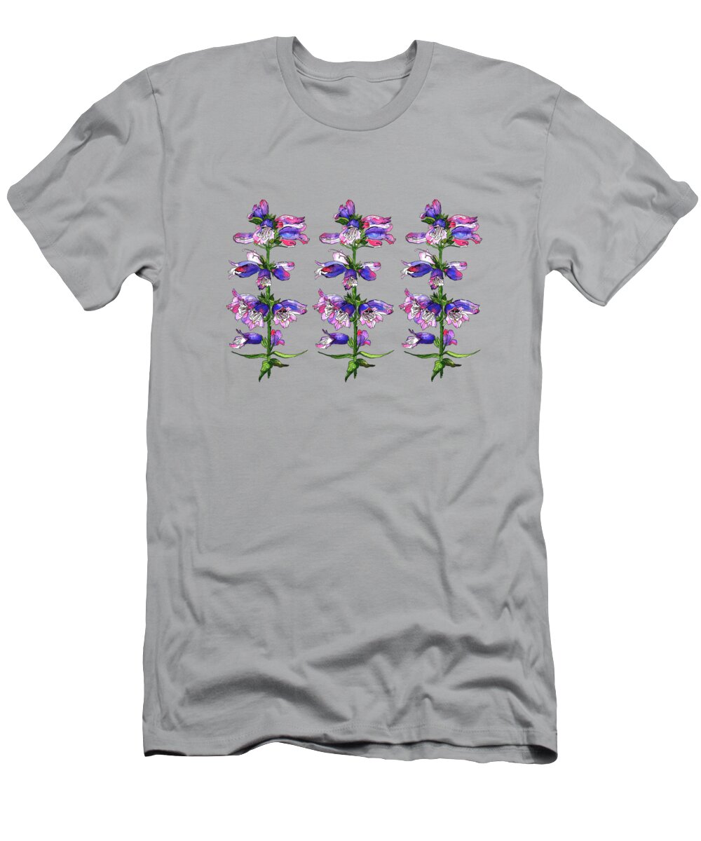 Watercolor T-Shirt featuring the painting Bells by Shelley Wallace Ylst