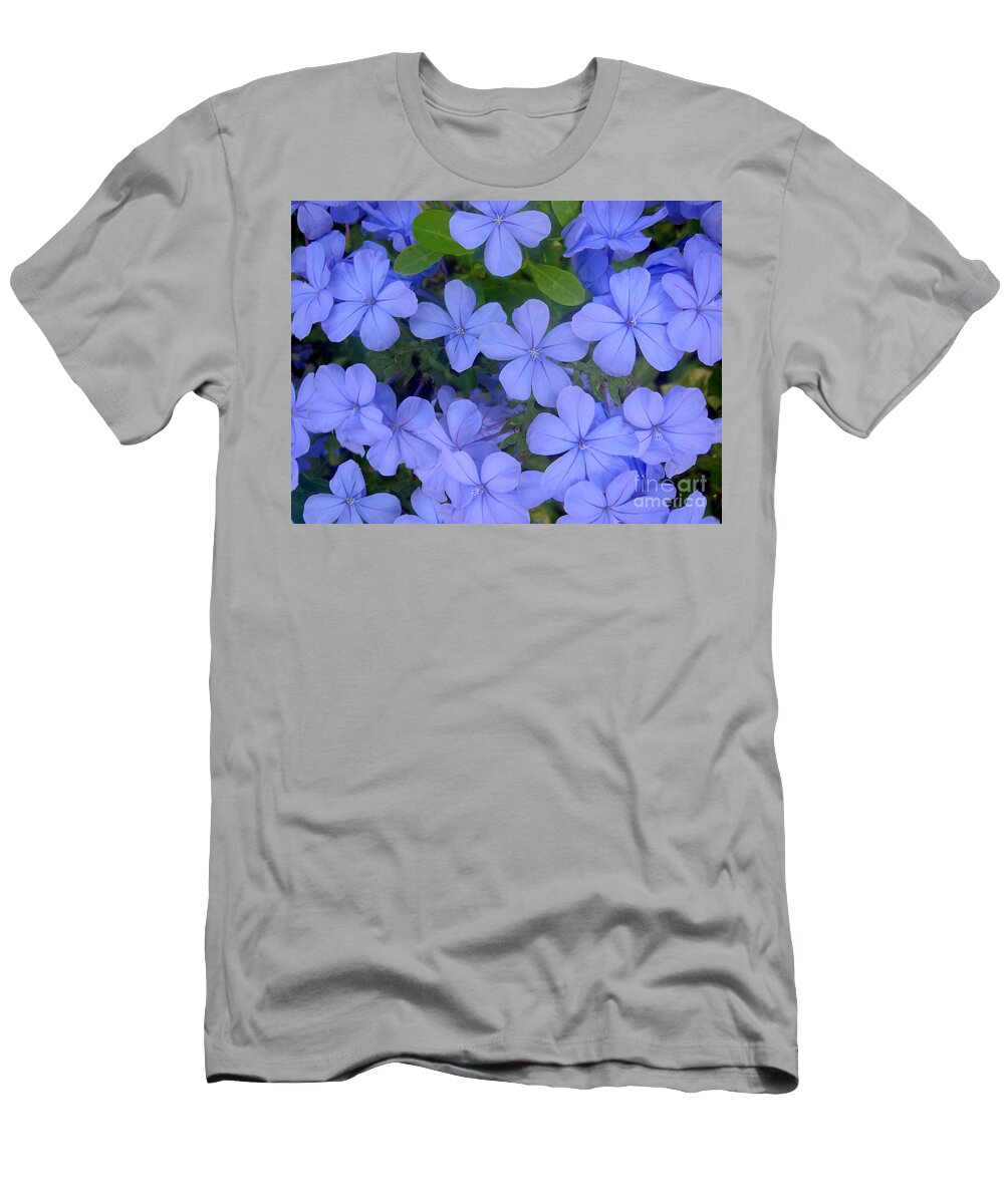 Nature T-Shirt featuring the photograph Autumn Blues by Lucyna A M Green