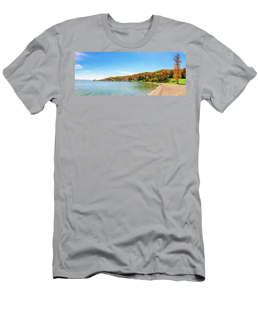 Ninette T-Shirt featuring the photograph Autumn In Ninette by Nebojsa Novakovic