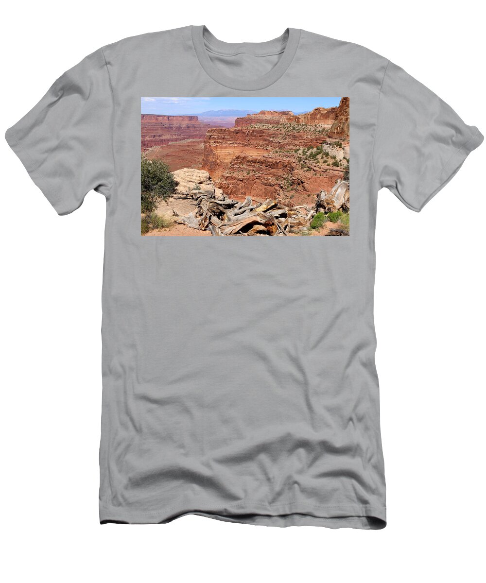 Canyon T-Shirt featuring the photograph Awesome Island In The Sky View by Christiane Schulze Art And Photography