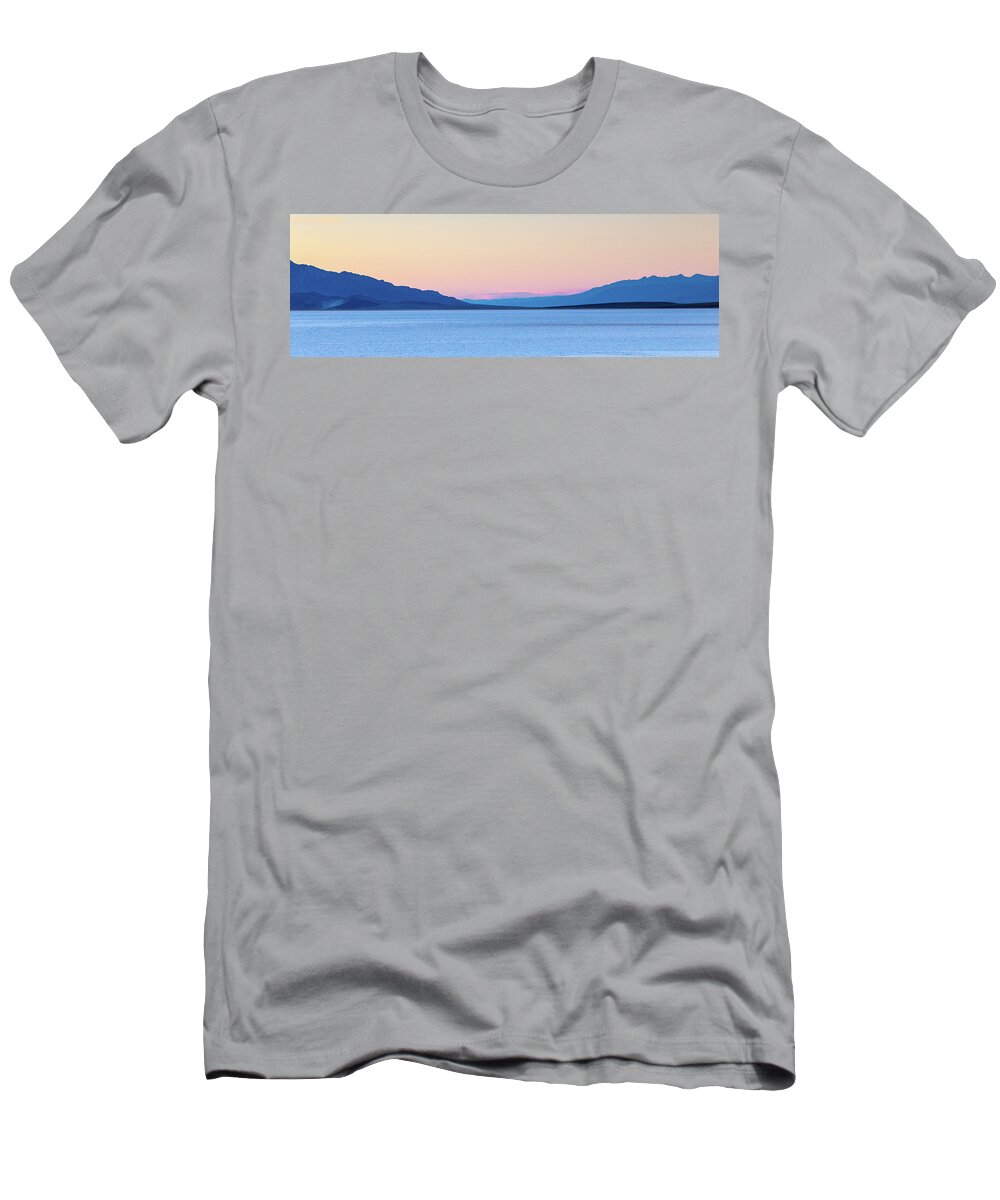 Badwater Road T-Shirt featuring the photograph Badwater - Death Valley by Peter Tellone