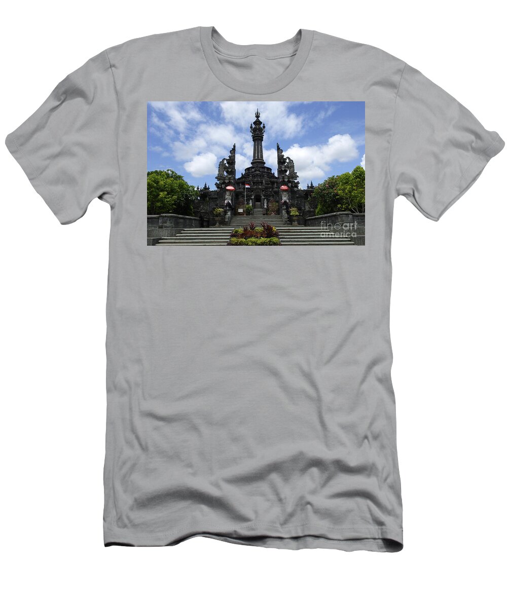 Architecture T-Shirt featuring the photograph Bali Indonesia Architecture by Bob Christopher