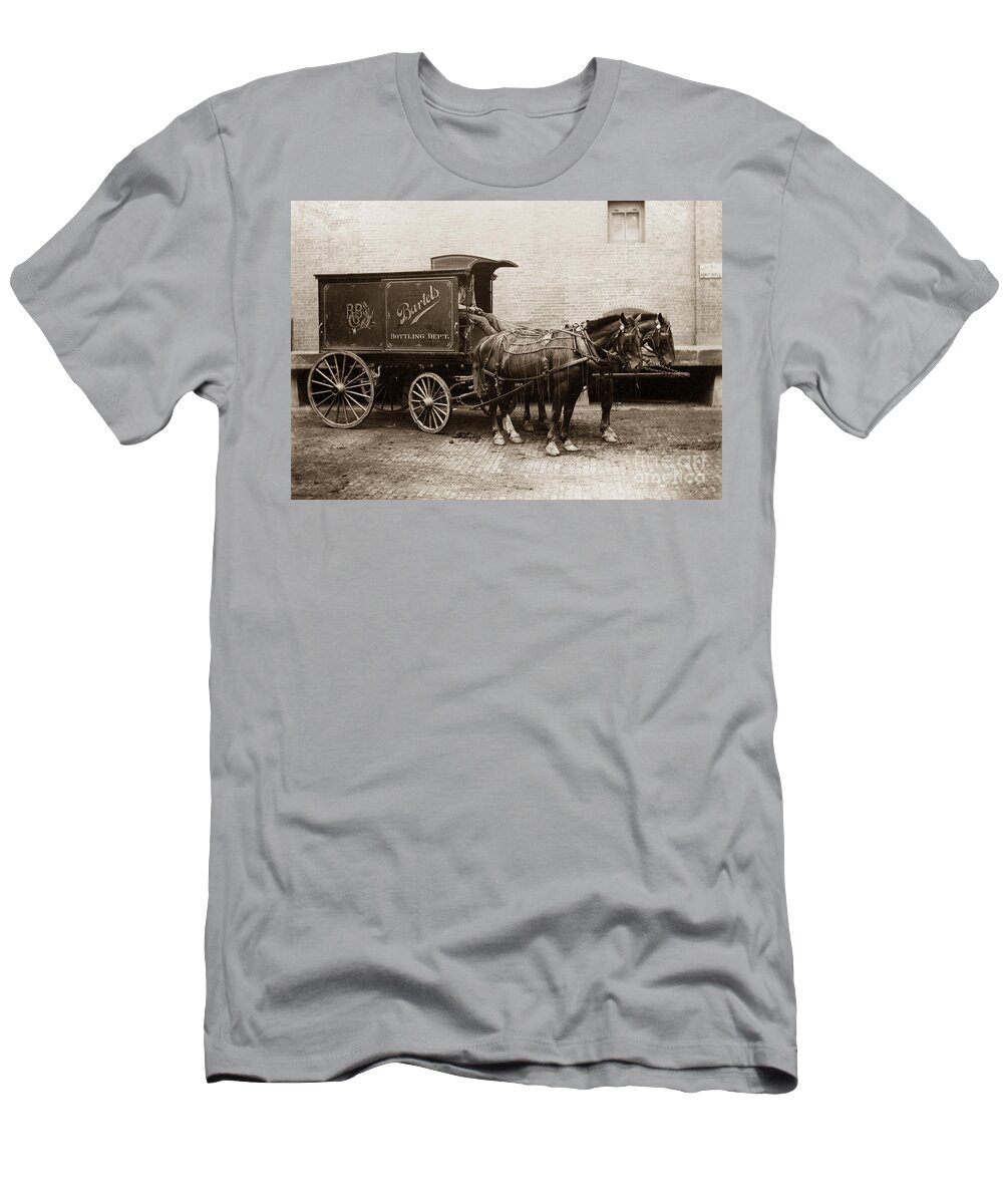 Beer T-Shirt featuring the photograph Bartel's Brewery Edwardsville Pennsylvania... by Arthur Miller