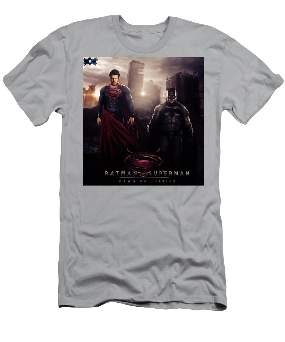 Batman V Superman T-Shirt by Hammad Khan - Fine Art America