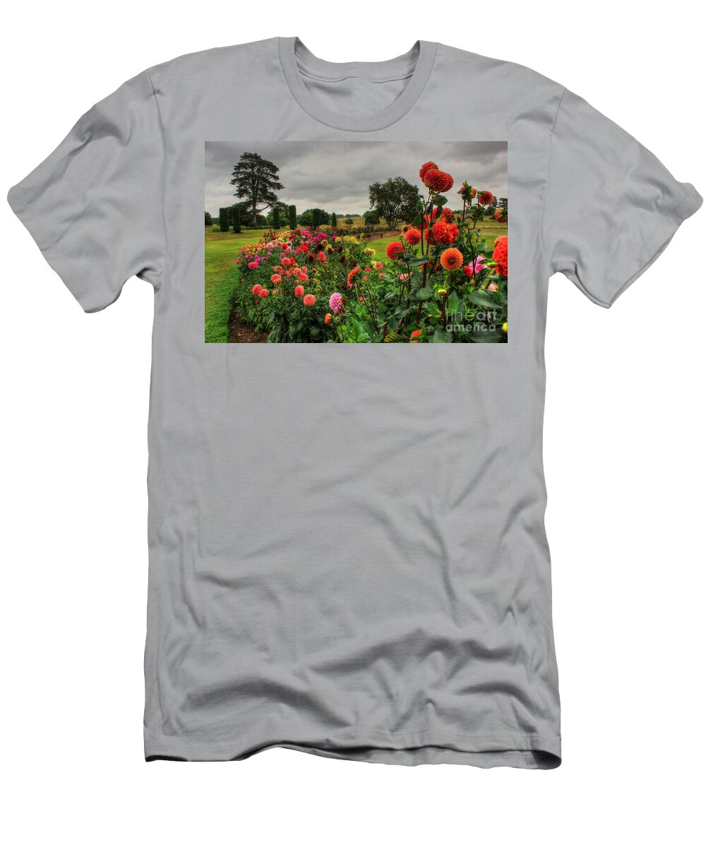 Beautiful T-Shirt featuring the photograph Beautiful Garden in HDR by Vicki Spindler