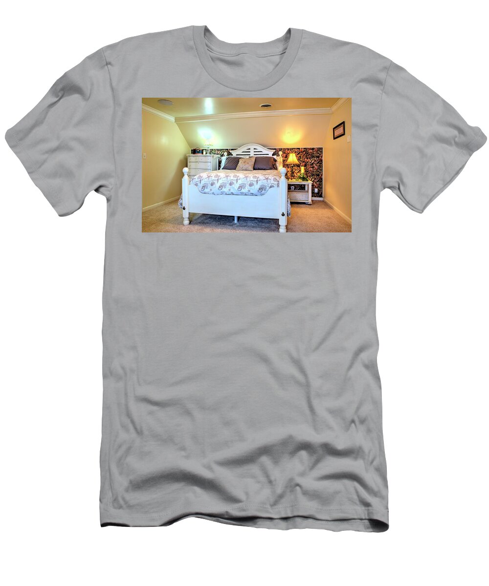 Bedroom T-Shirt featuring the photograph Bedroom 2 by Jeff Kurtz