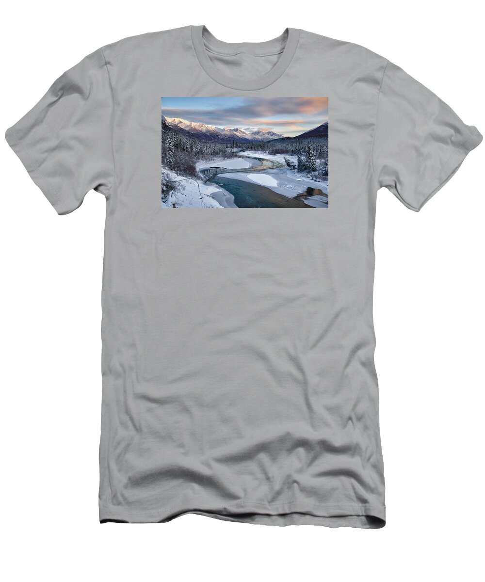 Alaska T-Shirt featuring the photograph Bellevue by Ed Boudreau