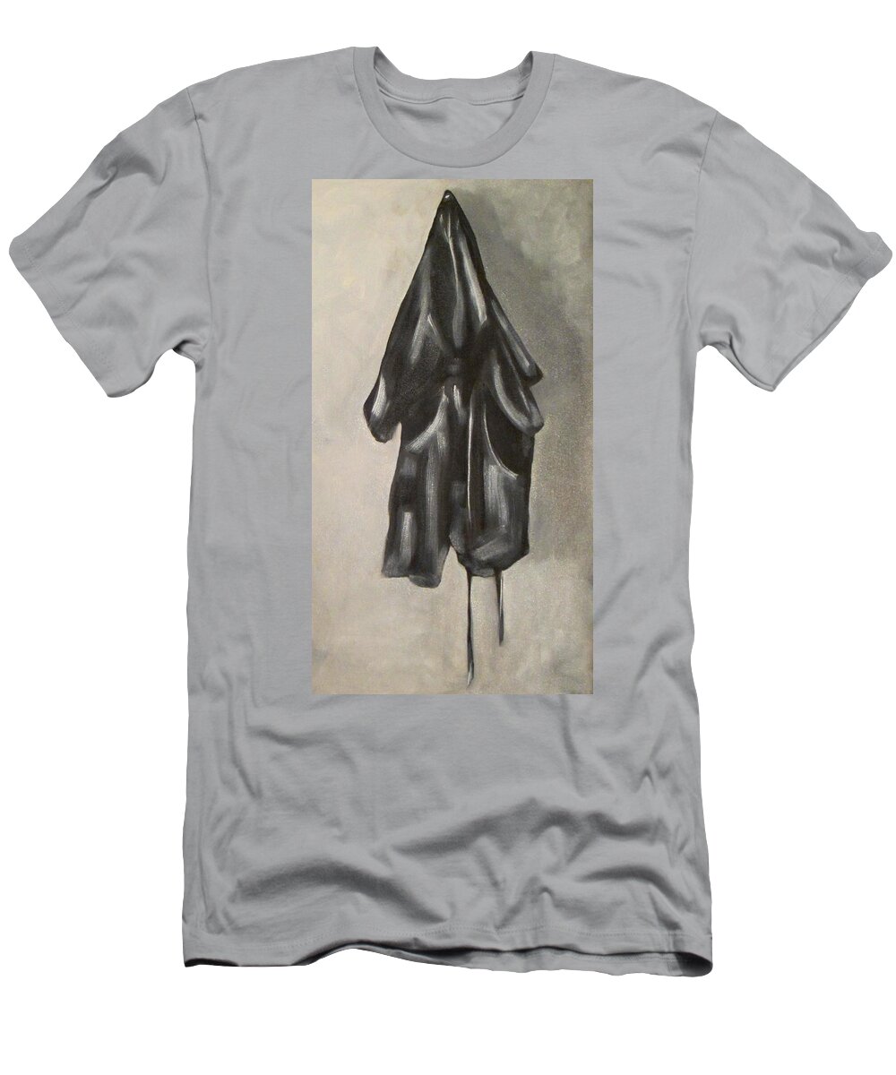 Impressionist T-Shirt featuring the painting Black robe by Patricia Cleasby
