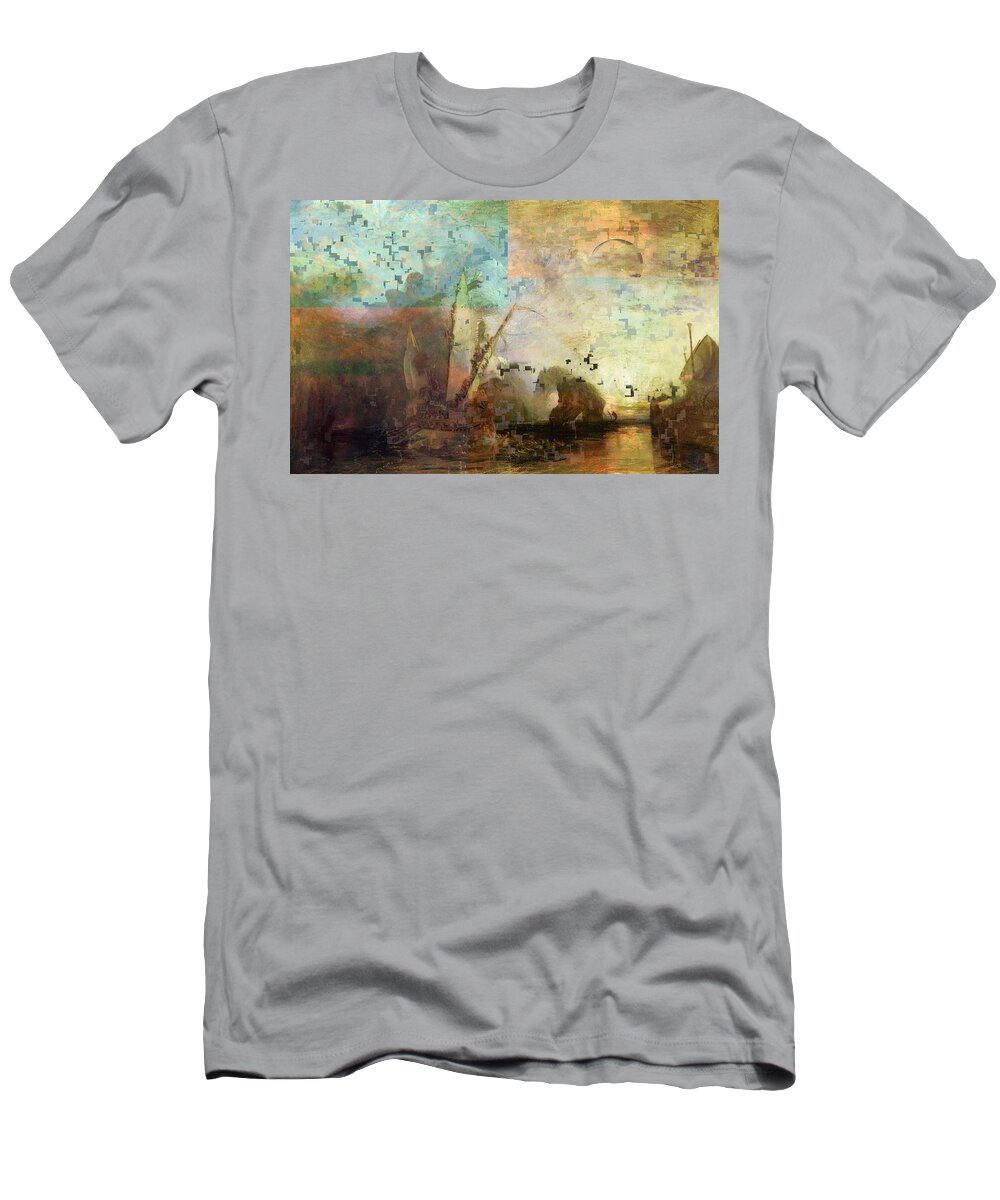 Post Modern T-Shirt featuring the digital art Blend 4 Turner by David Bridburg