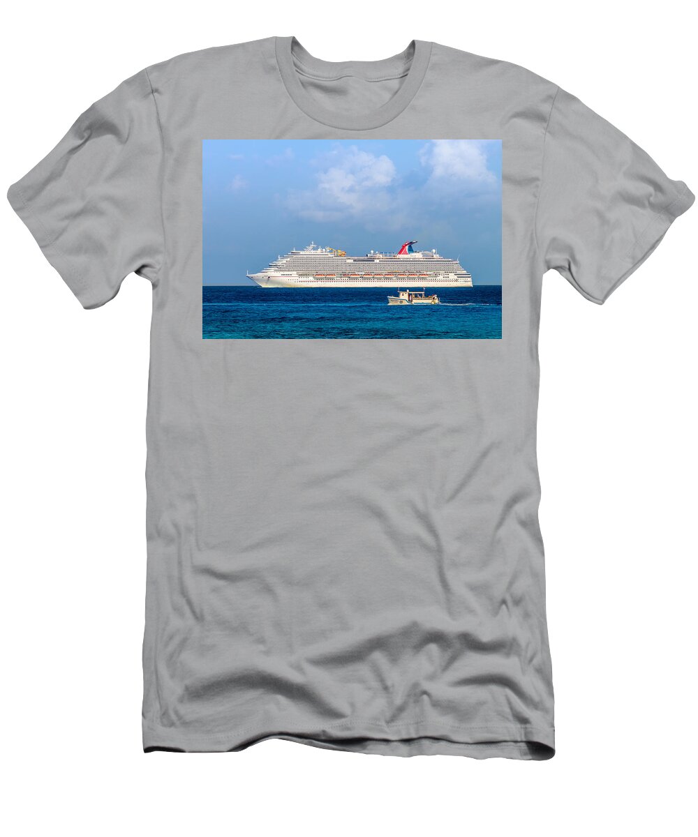 Carnival Breeze T-Shirt featuring the photograph Breeze In Your Hair by Fred Boehm