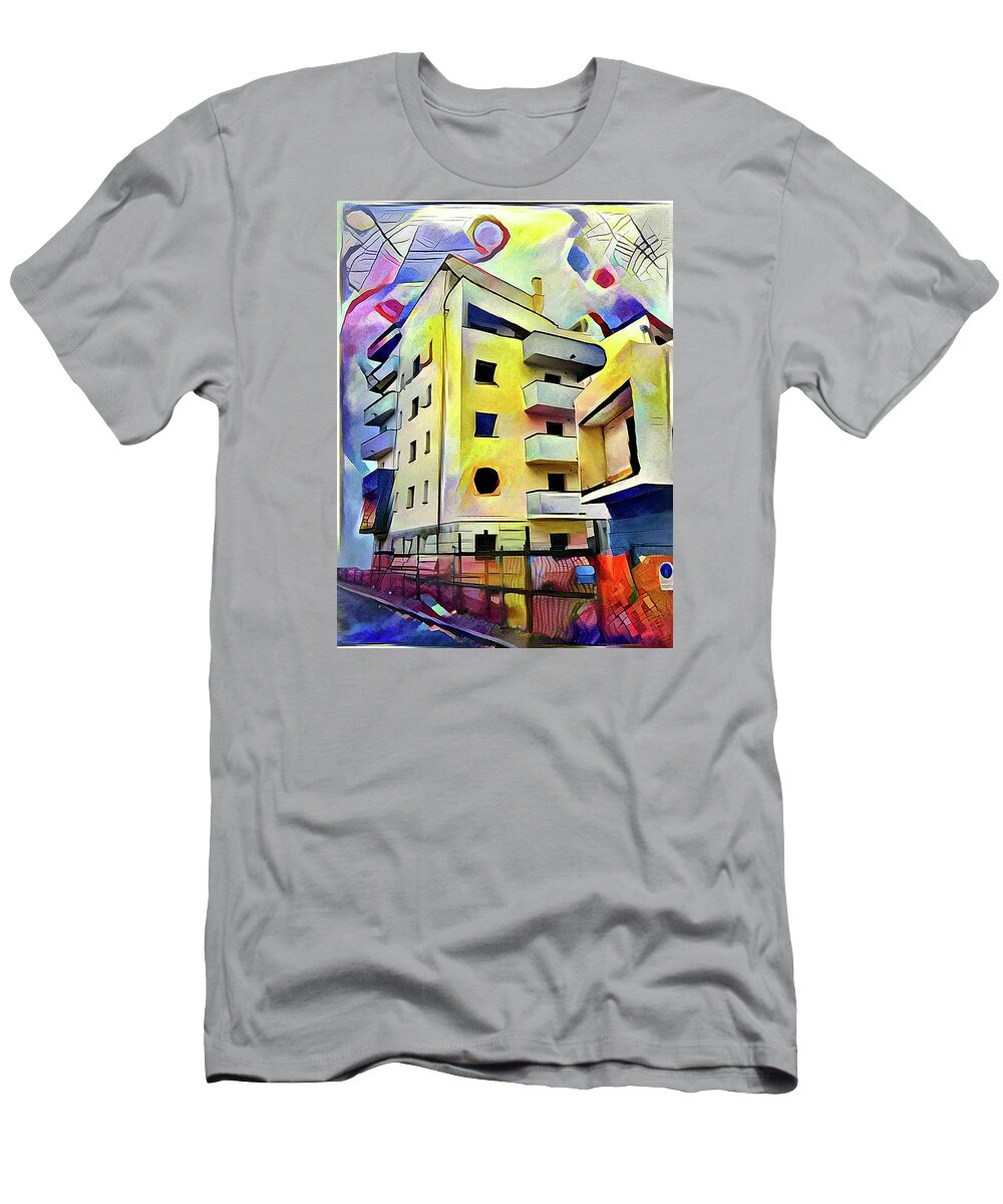 Building T-Shirt featuring the digital art Building Site #1 by Jann Paxton