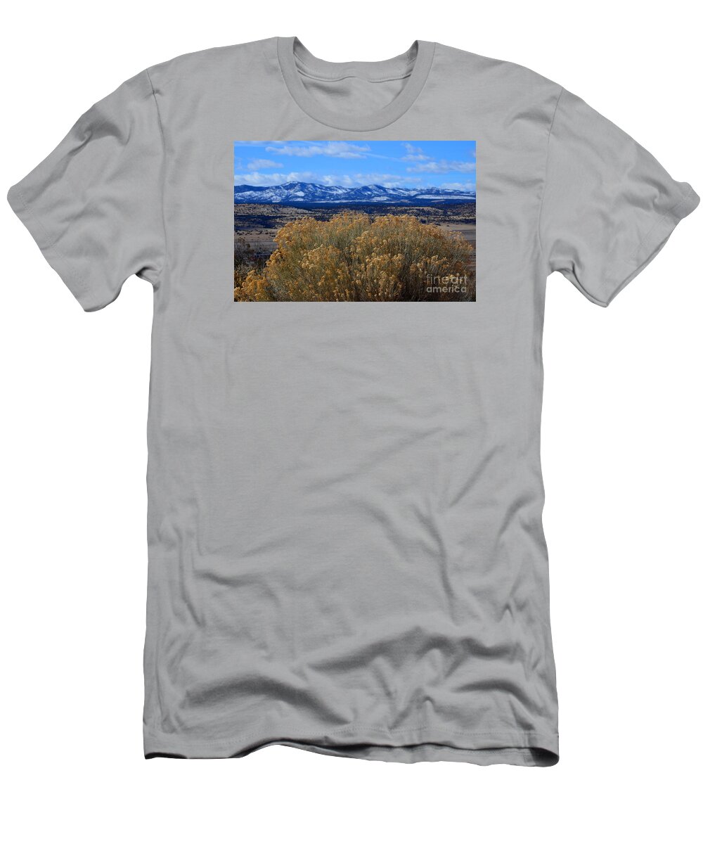 Southwest Landscape T-Shirt featuring the photograph Bush with a view by Robert WK Clark