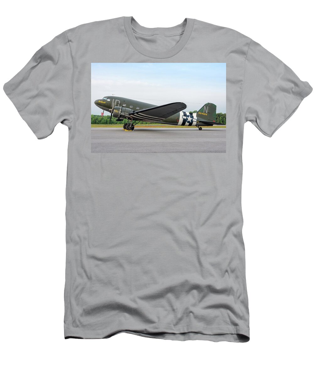 2016 T-Shirt featuring the photograph C47 in Profile by Chris Buff