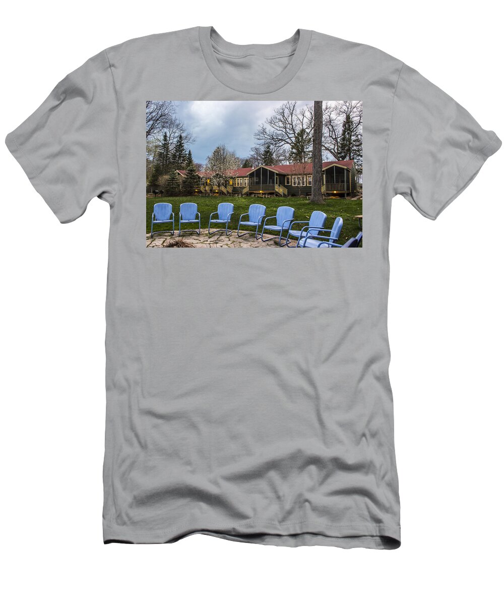Cabins T-Shirt featuring the photograph Cabin Life by Tammy Chesney