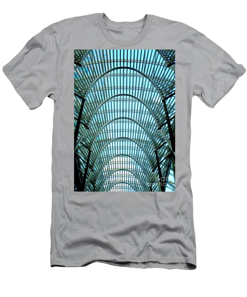 Calatrava In Toronto T-Shirt featuring the photograph Calatrava In Toronto 4 by Randall Weidner
