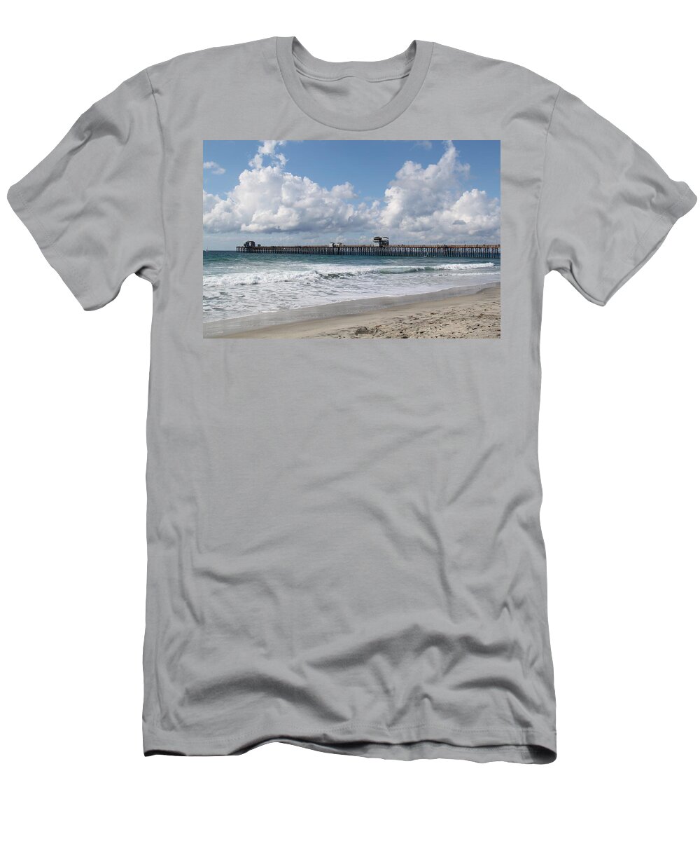 Oceanside T-Shirt featuring the photograph California Kisses by Amy Gallagher