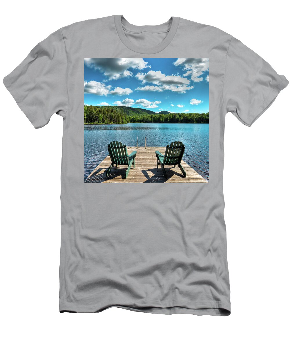 Calm In The Adirondacks T-Shirt featuring the photograph Calm in the Adirondacks by David Patterson