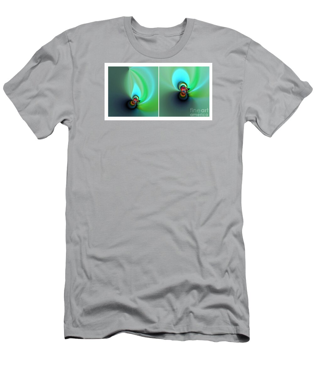Green T-Shirt featuring the photograph Candles by Elaine Hunter