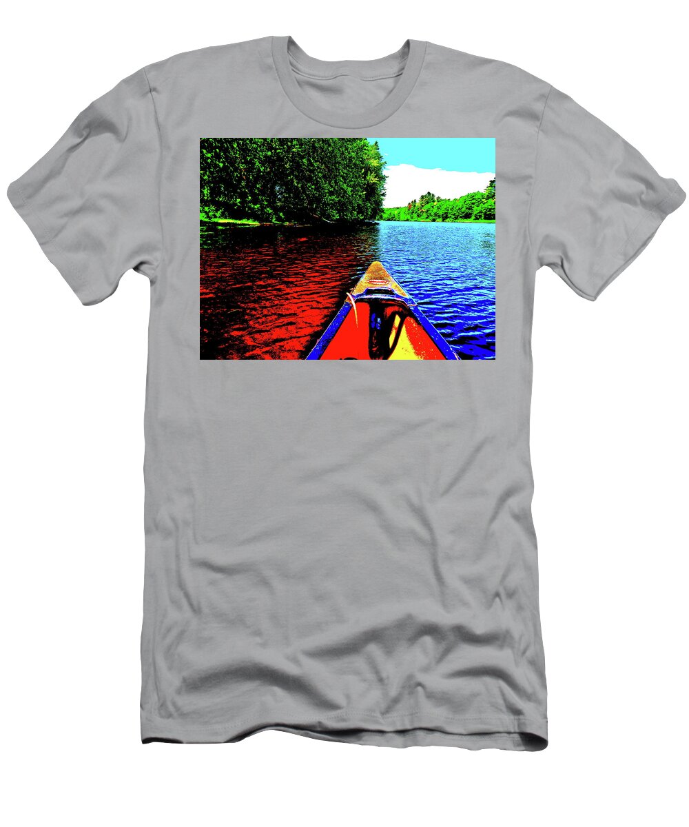Nature T-Shirt featuring the photograph Canton Canoe Trip 2016 49 by George Ramos
