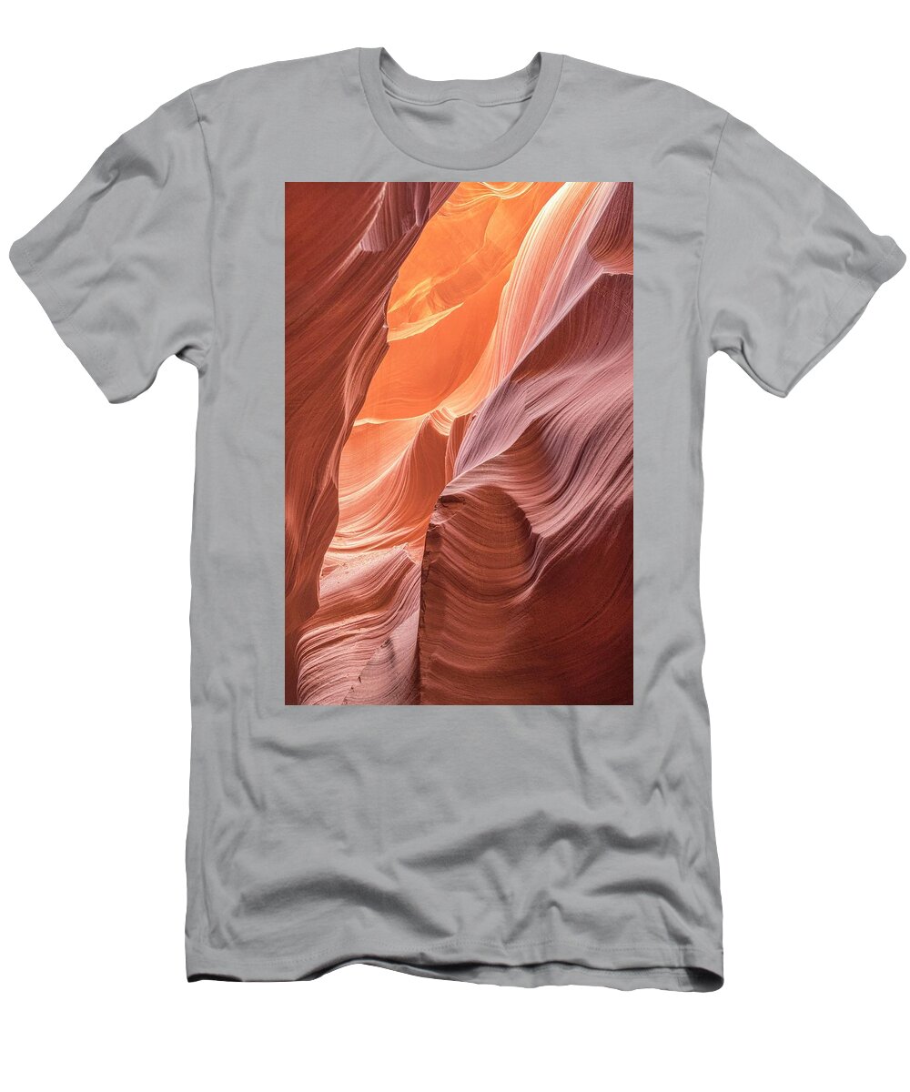 Antelope Canyon T-Shirt featuring the photograph Canyon Magic by Jeanne May