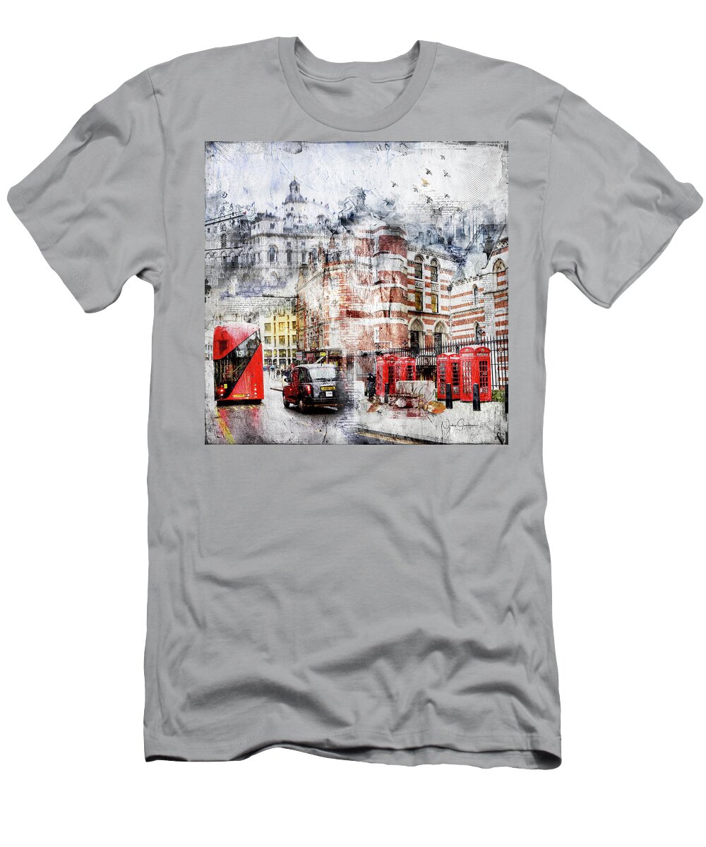 Londonart T-Shirt featuring the digital art Carey Street by Nicky Jameson