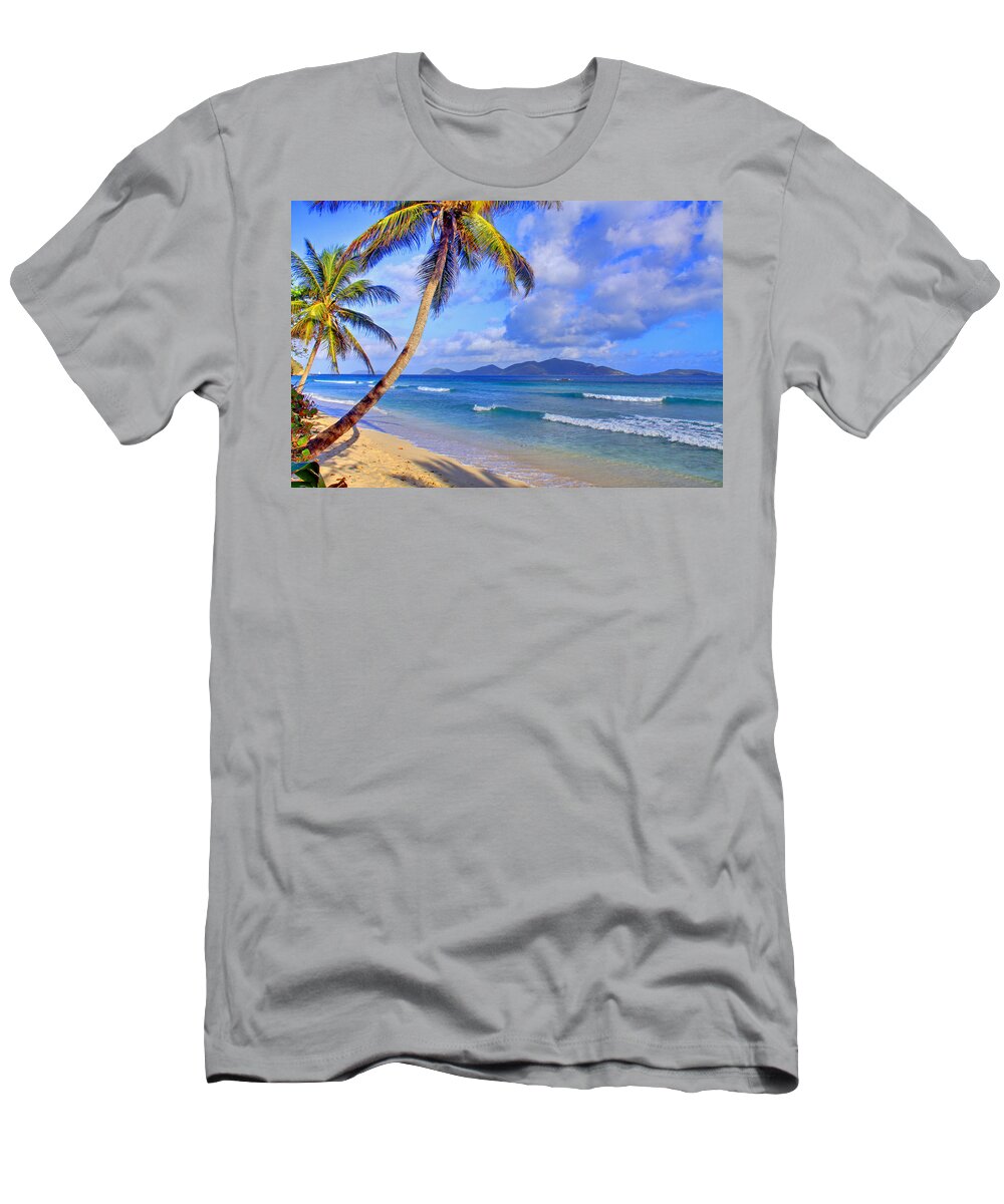 Caribbean T-Shirt featuring the photograph Caribbean Paradise by Scott Mahon