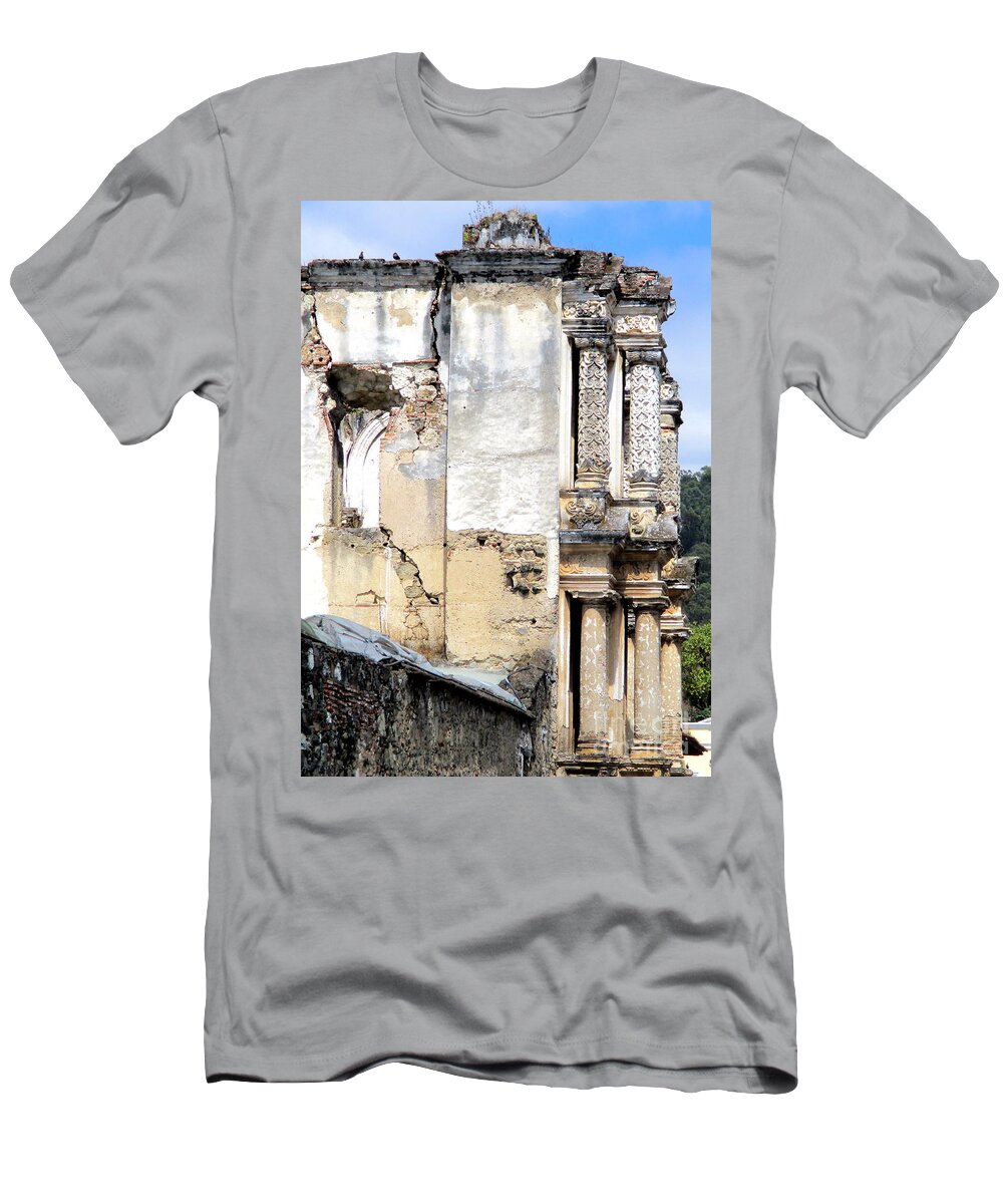 Antigua Ruins T-Shirt featuring the photograph Carmen Convent 1 by Randall Weidner