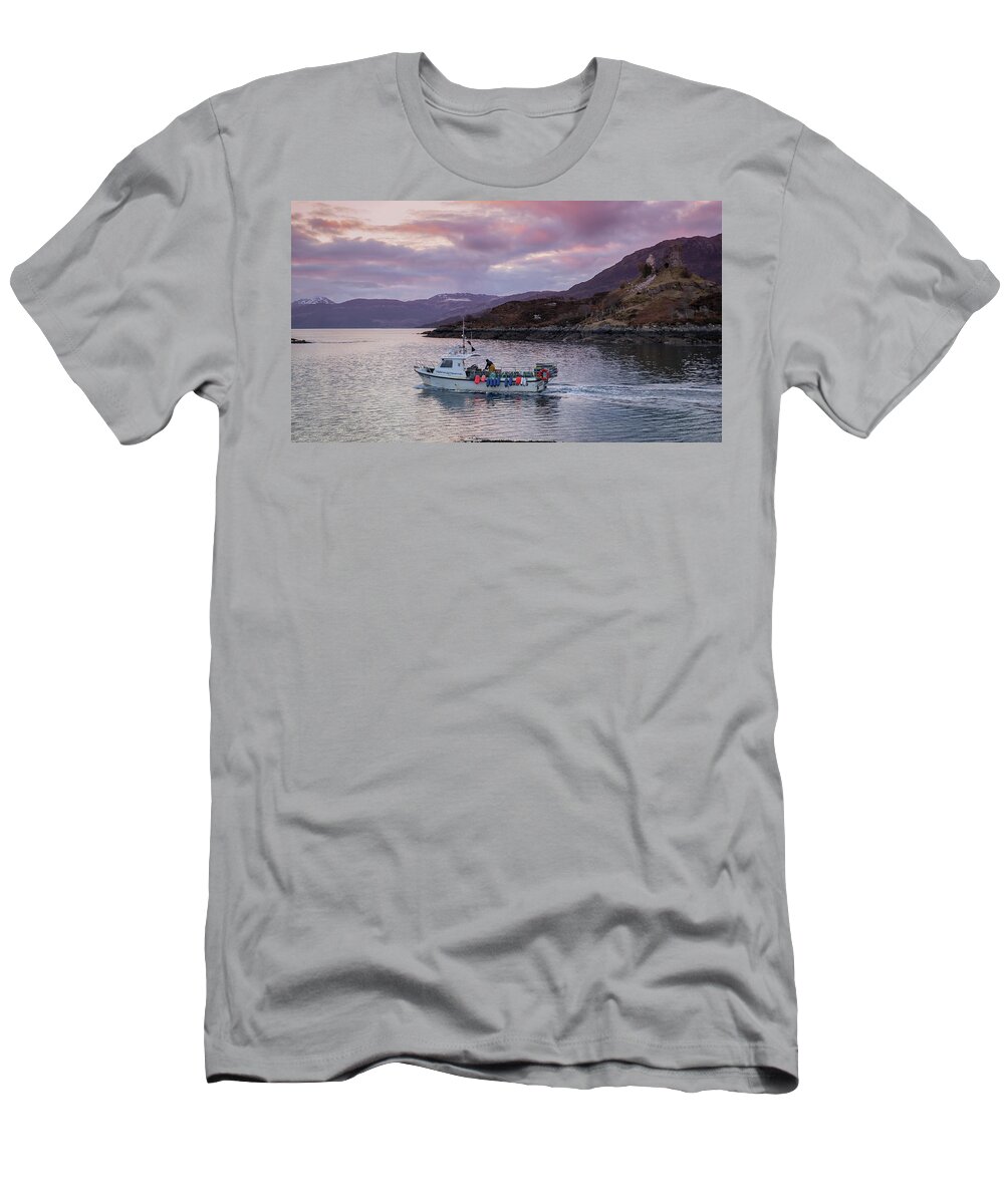 Sunrise T-Shirt featuring the photograph Catch of the Day by Holly Ross