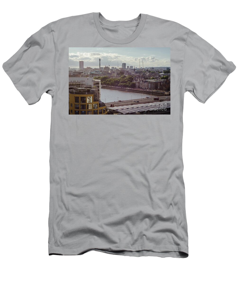 Bt Tower T-Shirt featuring the photograph Central London by Perry Rodriguez
