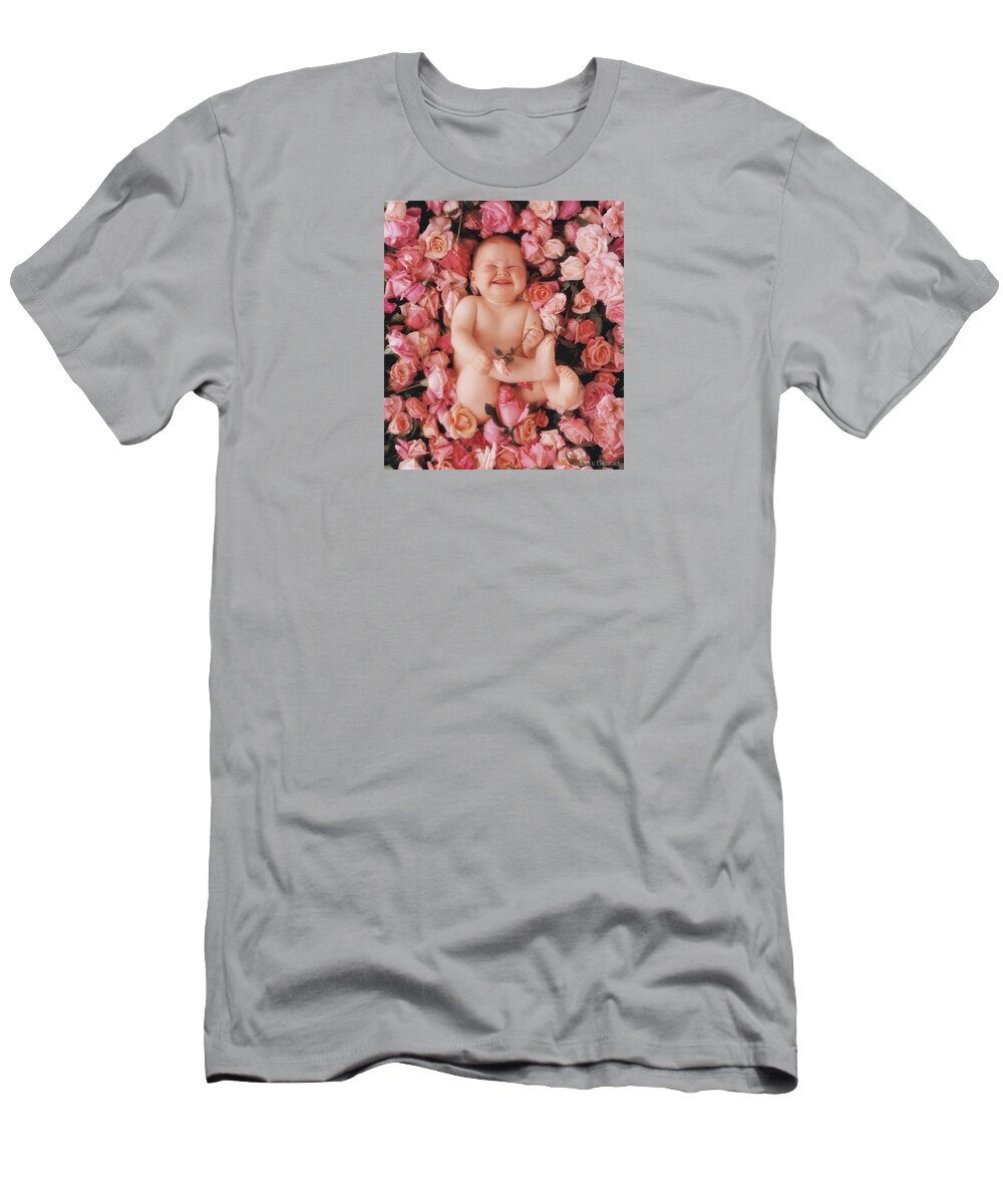 Roses T-Shirt featuring the photograph Cheesecake by Anne Geddes