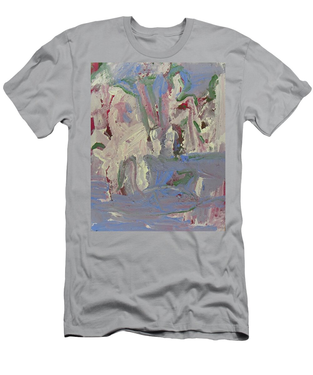 Abstract T-Shirt featuring the painting Choir Practice by Judith Redman
