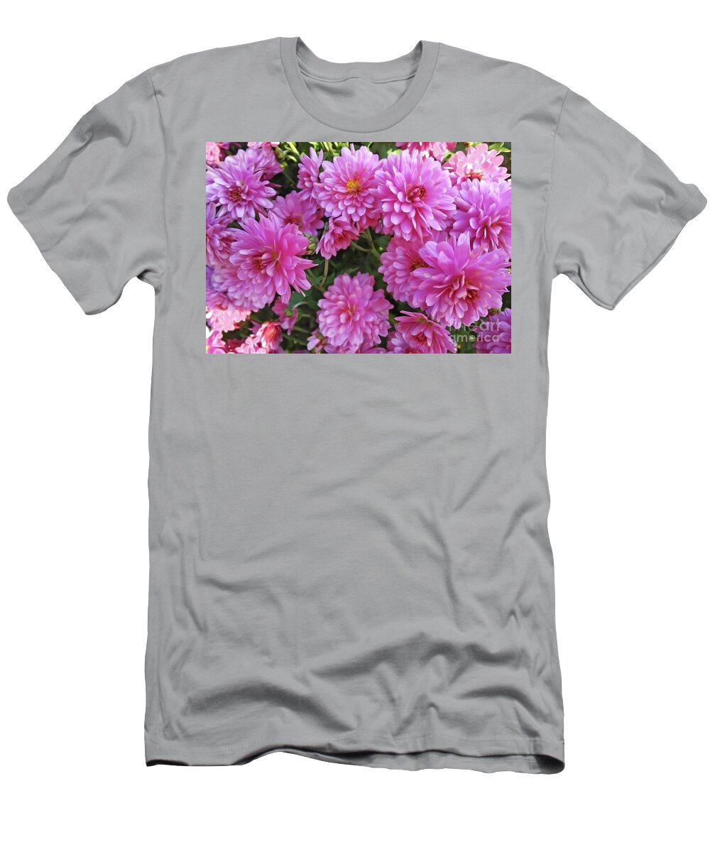 Chrysanthemum T-Shirt featuring the photograph Chrysanthemum by Jasna Dragun