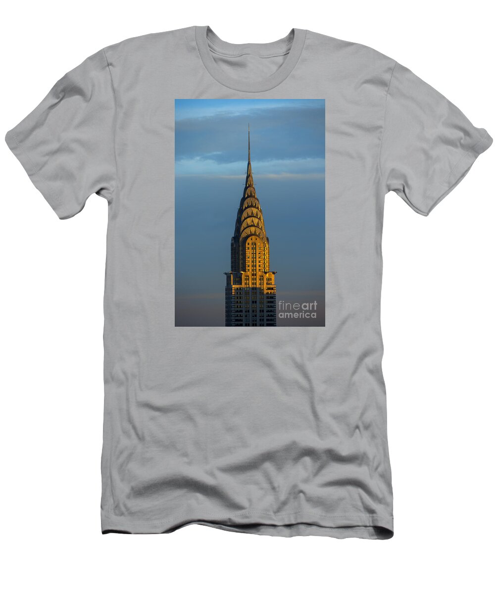 Chrysler Building T-Shirt featuring the photograph Chrysler Building in the Evening Light by Diane Diederich