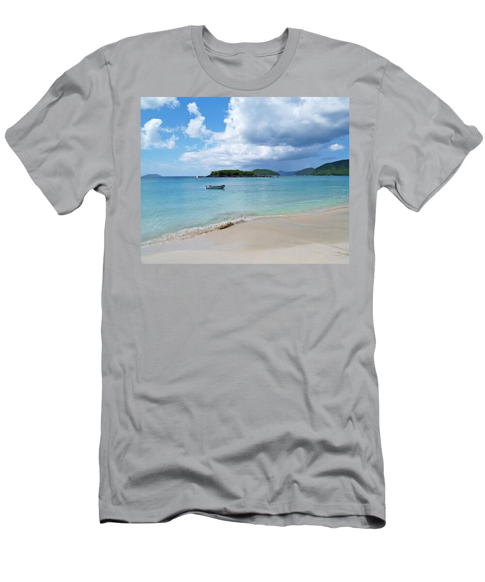 Cinnamon Bay T-Shirt featuring the photograph Cinnamon Bay 1 by Pauline Walsh Jacobson