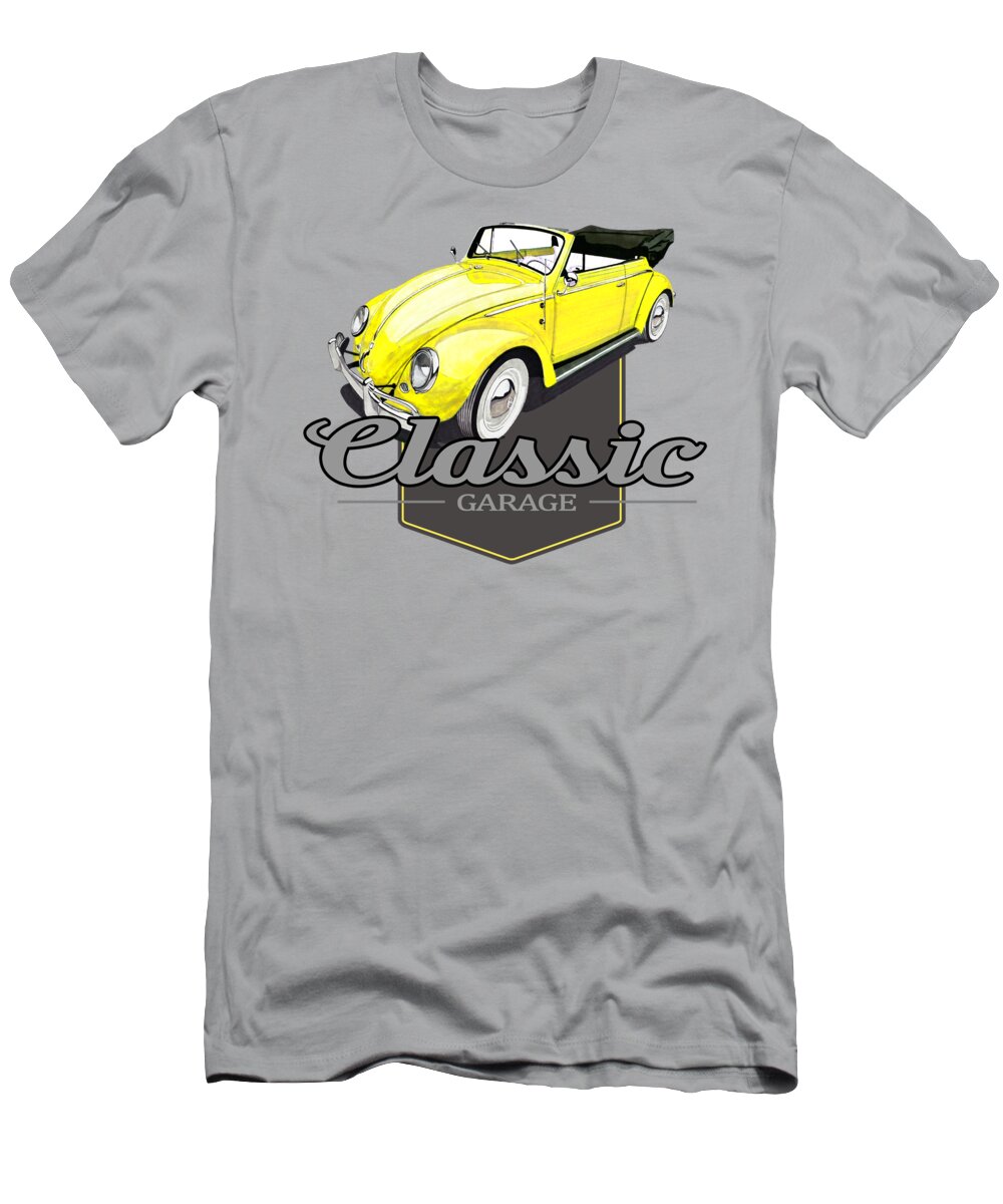 Classic T-Shirt featuring the digital art Classic Yellow by Paul Kuras