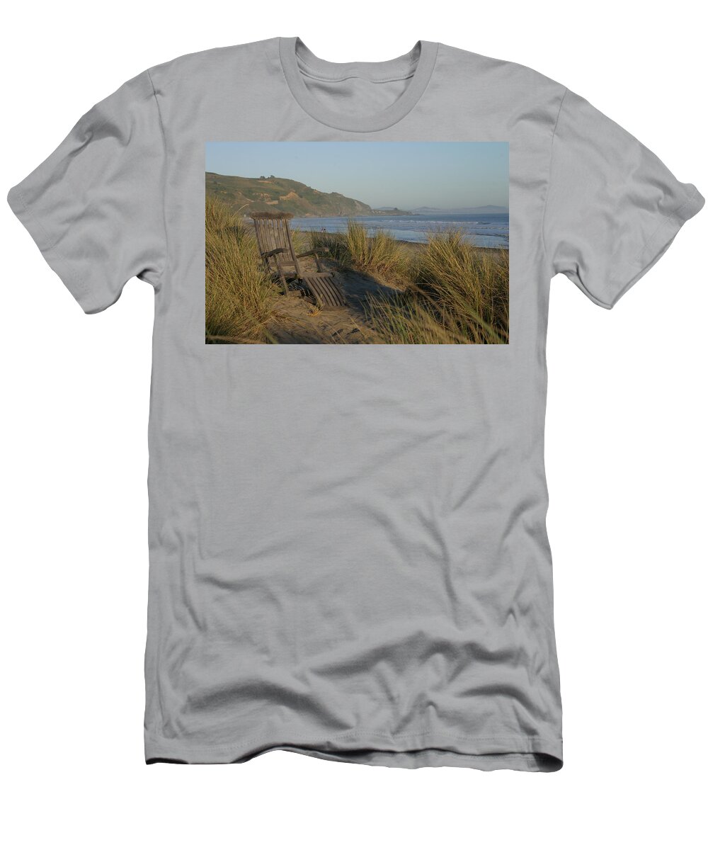 Adirondack T-Shirt featuring the photograph Coastal Tranquility by Jeff Floyd CA