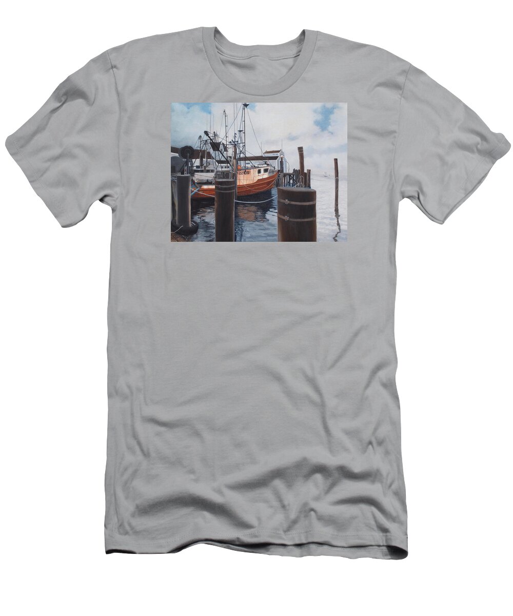 New York T-Shirt featuring the painting Coming Home by Barbara Barber
