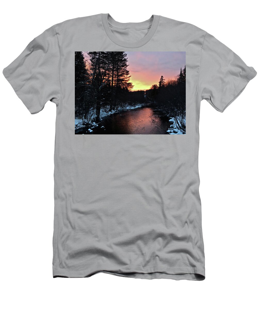  T-Shirt featuring the photograph Cook's Run by Dan Hefle