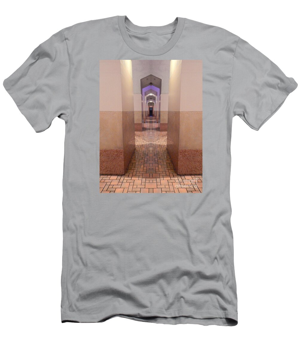 Photography T-Shirt featuring the photograph Corridor of Mirrors by Phil Perkins