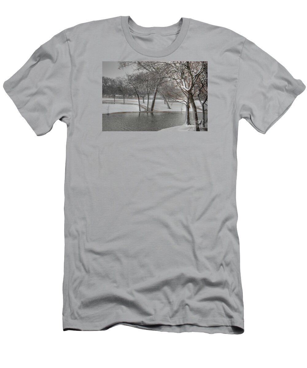 Parks T-Shirt featuring the photograph Cottonwood Park Winter 2 by Bill Hamilton