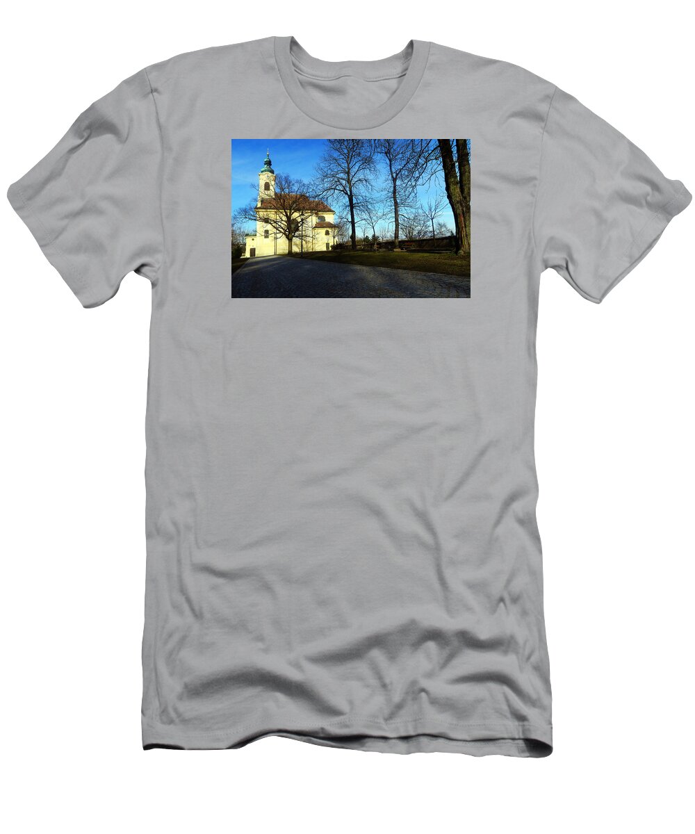  Church T-Shirt featuring the photograph Country Church by Christian Slanec