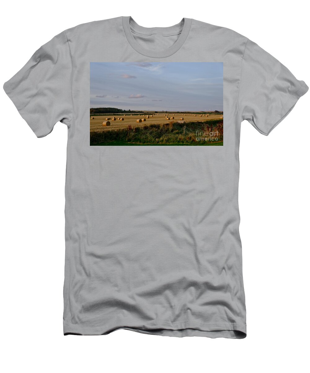 Countryside Landscape T-Shirt featuring the photograph Countryside. Autumn. by Elena Perelman